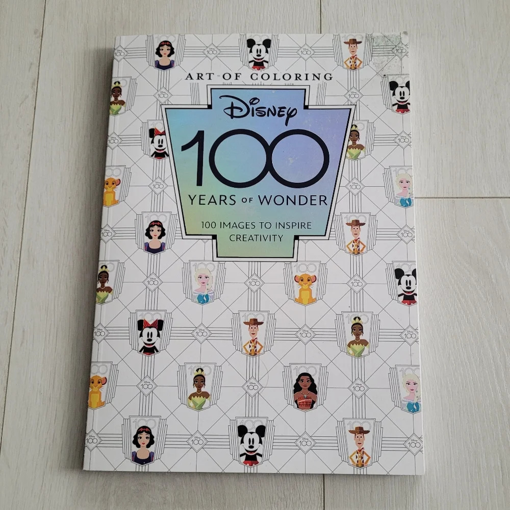Art of Coloring Disney 100 years of Wonder Coloring Book